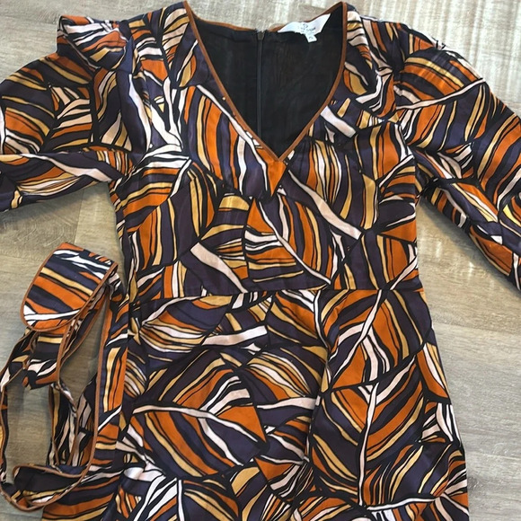 Laroque Davis Dress Copper Leaf Sz XS - Picture 7 of 12